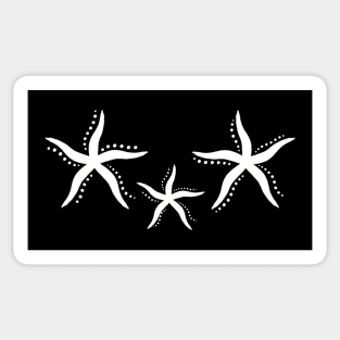 White starfish Sticker